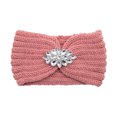 thumbnail image 3 of Xihbxyly Diadema de Punto de Invierno, Lana Acrílica Suave, Diseño de Nudo con Diamantes de Imitación, Estilo Urbano Informal, Accesorio de Estilo Bohemio, Ideal para Fiestas, Clubes y Bodas, Se Adap, 3 of 3