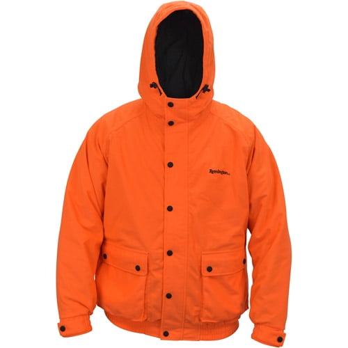 blaze orange down jacket