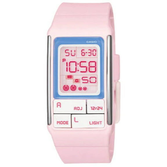 Women's Core LDF51-4A Pink Resin Quartz Sport Watch