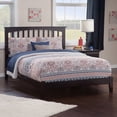 thumbnail image 1 of Mission Queen Solid Wood Foundation Bed in Espresso, 1 of 13