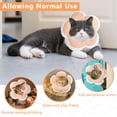 thumbnail image 4 of Minzimin 1Pack Cat Cone Collar Soft, Waterproof Cats Cones to Stop Licking After， Adjustable Soft Elizabeth Cats Collars , Flower Shape Cat Recovery Collar, 4 of 8