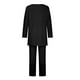 thumbnail image 4 of Mujeres Casual Tallas grandes Trajes de 2 piezas Manga larga Tops sueltos Flacos Cuello redondo Pantalones largos Conjuntos Chándales Pompotops  qwe23592, 4 of 7