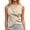 C-Beige229, variant on Silk Satin Tank Tops For Women Sleeveless V Neck Button Front Slim Fit Cami Shirts Business Work Wear For Office Lady Soft Top