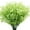 White, variant on Artificial Shrubs Bushes 4 Pack Fake Outdoor UV Resistant Plants Flowers, Faux Plastic Bell Leaves Greenery for Indoor Outside Hanging Planter Home Office Wedding Farmhouse Decor(Green)