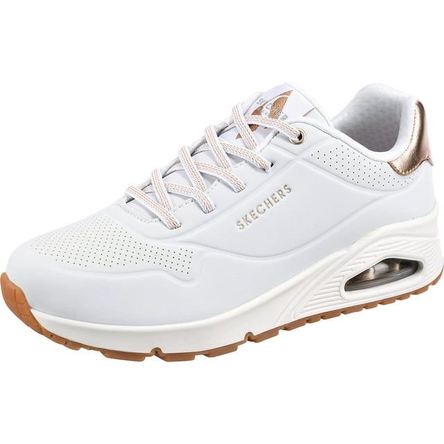 Zapatillas de Moda Skechers Uno Shimmer Away con Cuña Blanca Talla 6W