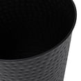 thumbnail image 5 of happimess Axel Modern Minimalist Hammered Steel 2 Gal Waste Bin, Matte Black (Set of 2), HPM1110A-SET2, 5 of 7