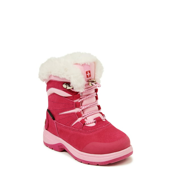 ongeduldig hemel lanthaan Swiss Tech Toddler Girls Winter Boots - Walmart.com