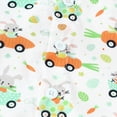 thumbnail image 2 of Toddler Easter Outfits for Boys Baby Boys Cute Clothing Sets Bow Tie Cartoon Print T-Shirt with Shorts Set, 2 of 6