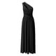 thumbnail image 3 of Vestido largo de fiesta con un hombro y estampado floral para mujer - Vestido con abertura para fiestas y celebraciones - Poliéster ligero - Elegante vestido de verano, 3 of 3