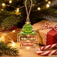 thumbnail image 6 of Christmas Cash Gift Ornament, 3.14" Clear Acrylic Money Holder, Double-Sided Printed Hanging Decor for Xmas Tree, Stocking Stuffer & Holiday Gifting, 6 of 7