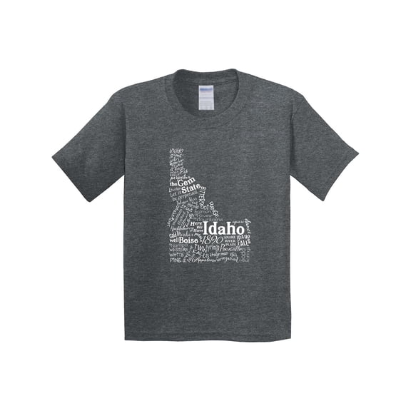 Inktastic Idaho State Word Salad Youth T-Shirt
