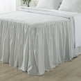 thumbnail image 4 of JML 2 Piece Ruffle Skirt Bedspread Set Twin Size,Grey Polka Dot Coverlet with 30" Drop, 4 of 6