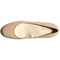 thumbnail image 3 of Cole Haan Sloane Nude Leather Slip On Pointed Toe Wedge Heeled Classic Sandals (Nude Leather, 5.5), 3 of 4