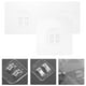 thumbnail image 4 of 20 ganchos adhesivos transparentes con ventosa para estantes de ducha o baño, sin necesidad de taladrar., 4 of 7