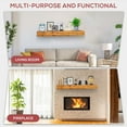 thumbnail image 4 of 60in. Lumber Finished Fireplace Mantel Shelf, 4 of 7