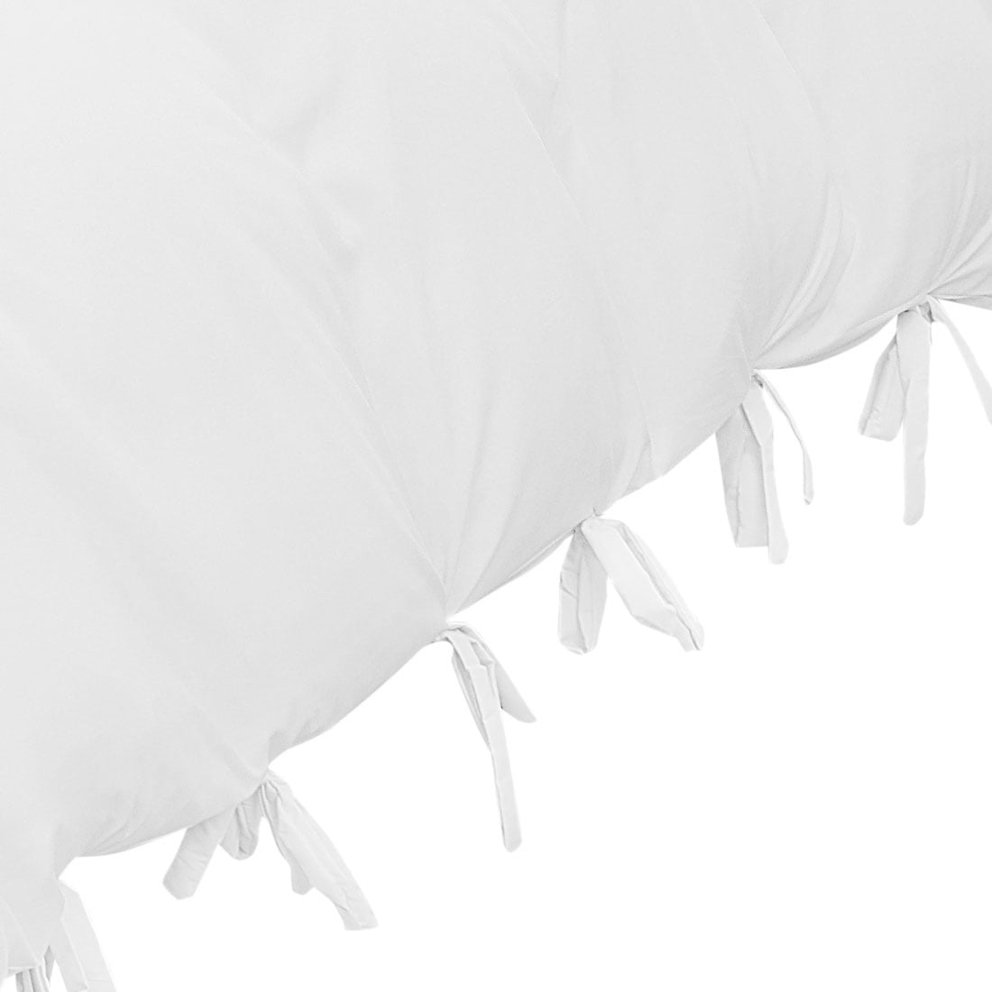 Unique Bargains 3-Pack Bow Tie Duvet Cover Bedding Set King White