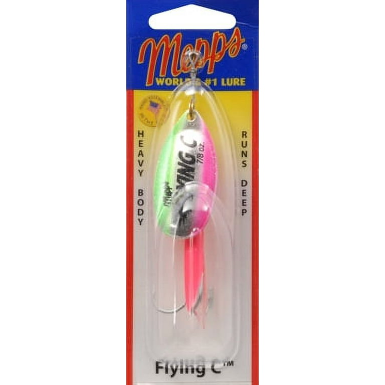 Fishing Lure Mepps Flying C - Hot Pink & Silver Single/Treble Hook ...