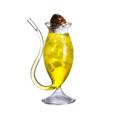 

Wine Glass Cup Whiskey Glass Heat Resistant Glass Sucking Juice Milk Cup Tea Wine Cup A