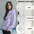 thumbnail image 6 of FOR U DESIGNS Star Axolotl Pullover Hoodies for Women Oversized Pullover Sweatshirts for Women Trendy Graphic Hoodie Size 2XL Long Sleeve Activewear Tops for Women Loose, 6 of 7