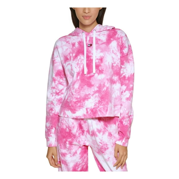 Tommy Hilfiger Sport Womens French Terry Tie-Dye Hoodie
