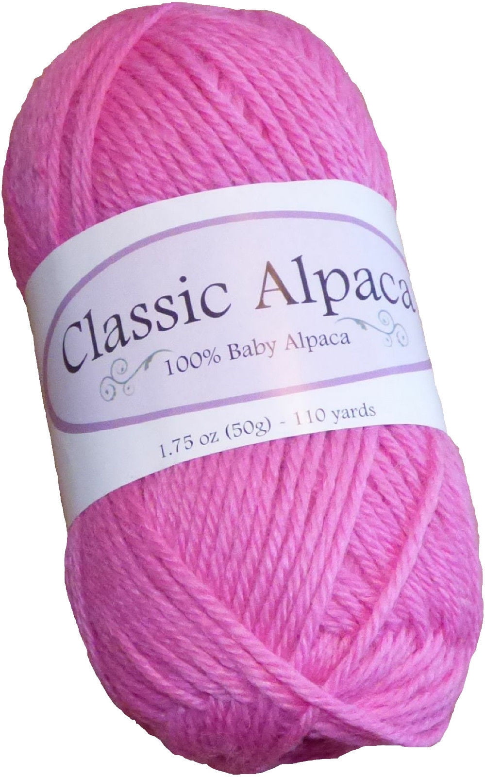 Classic Alpaca 100 Baby Alpaca Yarn 2061 Pretty In Pink 50g/110 yds