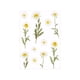 thumbnail image 1 of Bearachild Pegatinas de plantas de margaritas resistentes a la decoloración para álbum de recortes, pegatinas transparentes para mascotas, cartulina No.01, 1 of 6