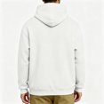 thumbnail image 5 of Urbanix Mens Pet Pouch Hoodie Casual Long Sleeve Drawstring Pets Holder Pullover Slim Fit Winter Sweaters with Pockets, 5 of 5