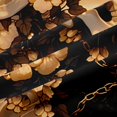 thumbnail image 5 of Homewish Spooky Halloween Skull Kitchen Curtains,Baroque Goth Floral Black Out Curtains Pack of 2 (42x63 Each),Golden, 5 of 6