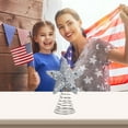 thumbnail image 7 of Nmdmisc Independence Day Decor - Small Glitter & Sequin Star Tree Topper Christmas Decorations 3.74" W x 8.66" H, 7 of 7