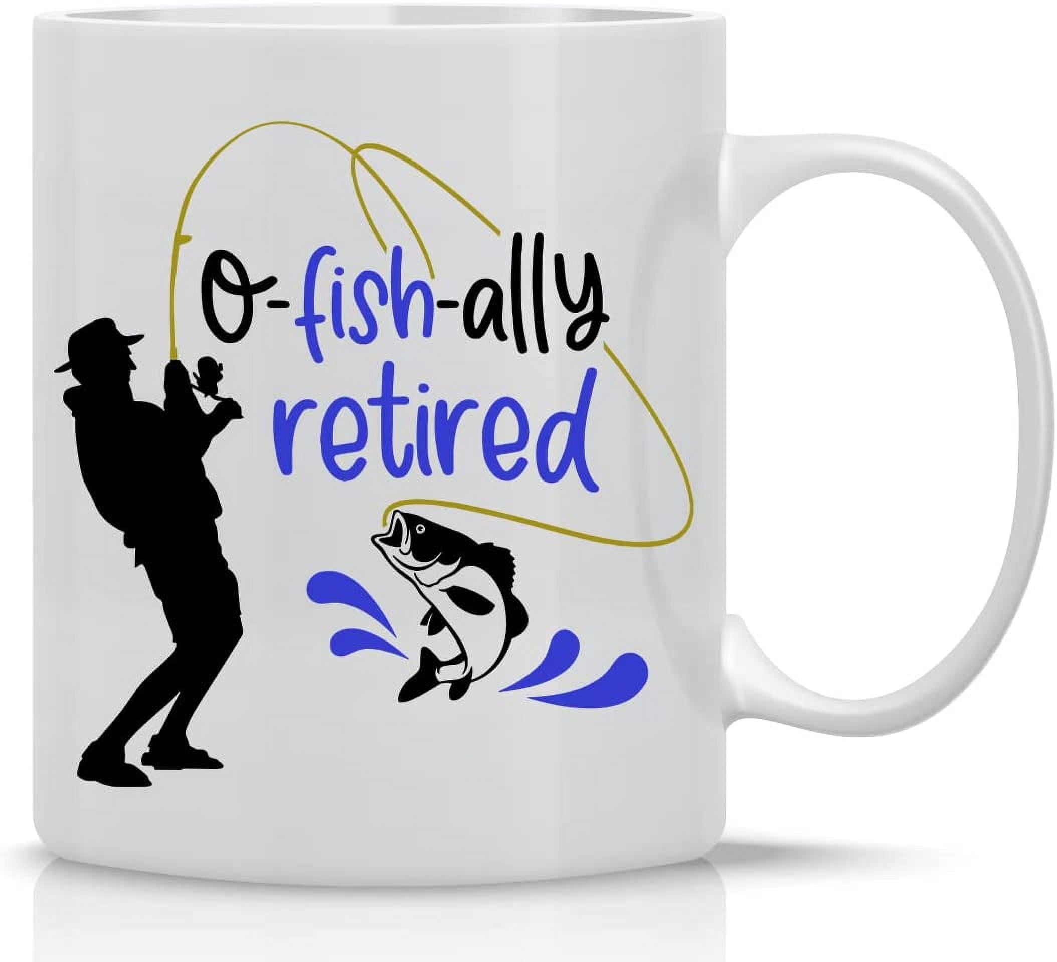 Funny Fisherman’s ‘Fish Hook Bite Me’ Coffee Mug – 11 Oz Ceramic Mug, Microwave Safe, Gift For Anglers