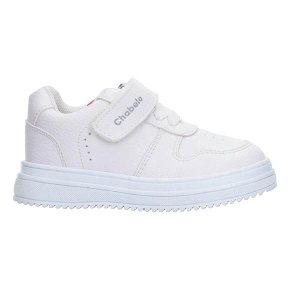 Tenis Niño Escolar Colegio Marca Chabelo Color Blanco Etiqueta Roja En Lengüeta Infantil Infante Jun blanco 15.5 MX