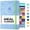 Light Blue, variant on Clever Fox Weekly Meal Planner - Weekly & Daily Meal Prep Journal with Shopping and Grocery Lists for Menu Planning, Healthy Diet & Weight Loss Tracking, Lasts 1 Year, Undated , A5 - Rose Gold