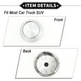 thumbnail image 5 of Car Wheel Hub Center Caps, 65mm 2.56" OD Center Hub Cover Scratch Resistance ABS Plastic Silver Tone, 5 of 6