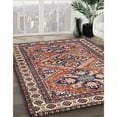 thumbnail image 3 of Ahgly Company Machine Washable Indoor Square Traditional Light French Beige Brown Area Rugs, 9' Square, 3 of 7