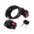 thumbnail image 4 of Bike Anti Theft Lock, Sturdy Bicycle Lock Cable with Key for Motorcycles, 4 of 8