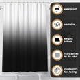 thumbnail image 5 of Sage Green Bathroom Sets with Shower Curtain and Rugs Waterproof Shower Curtain Sets 1 Piece and Soft Bathroom Rugs Sets 3 Piece for Luxury Bathroom Decor Set, 5 of 7