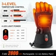 thumbnail image 3 of SUN WILL Upgraded Heated Gloves for Men & Women - Rechargeable, Touchscreen, Waterproof - Winter Warmth for Skiing, Cycling, Outdoor Activities, 3 of 8