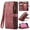 Red, variant on ETFAST Leather Phone Case Wallet With Card Holder Zipper For Redmi Note 10 Pro Max Note10s Note 9 Pro Max High Quality Leather Phone Case
