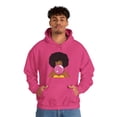 thumbnail image 3 of Afro Bubble Gum Pop Art Hoodie, Natural Hair Black Girl Magic Sweatshirt, 3 of 3