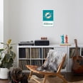 thumbnail image 4 of NFL Miami Dolphins - Logo 21 Canvas Wall Poster, 14.725" x 22.375", 4 of 4