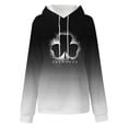 thumbnail image 3 of WREESH Womens Hoodies St. Patrick's Day Sweatshirt Shamrocks Printed Pullover Gradient Long Sleeve Tops Loose Hooded Sweatshirts Black, 3 of 3