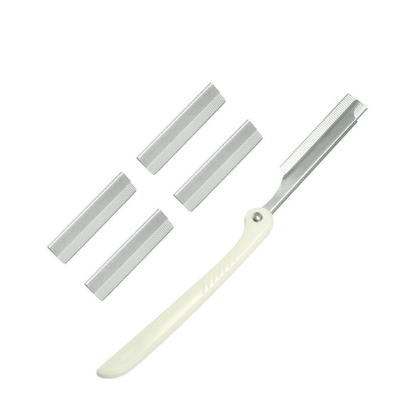 Vocoste Eyebrow Razor for Women Stainless Steel  White with 5 Blades
