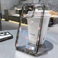 thumbnail image 3 of Transparent Flower Phone Case For iPhone 13 Case for iPhone 11 14 15 Pro 12 Pro Max XR XS X 7 8 Plus SE Aesthetic Floral Cover TG76 For iPhone XS Max, 3 of 6