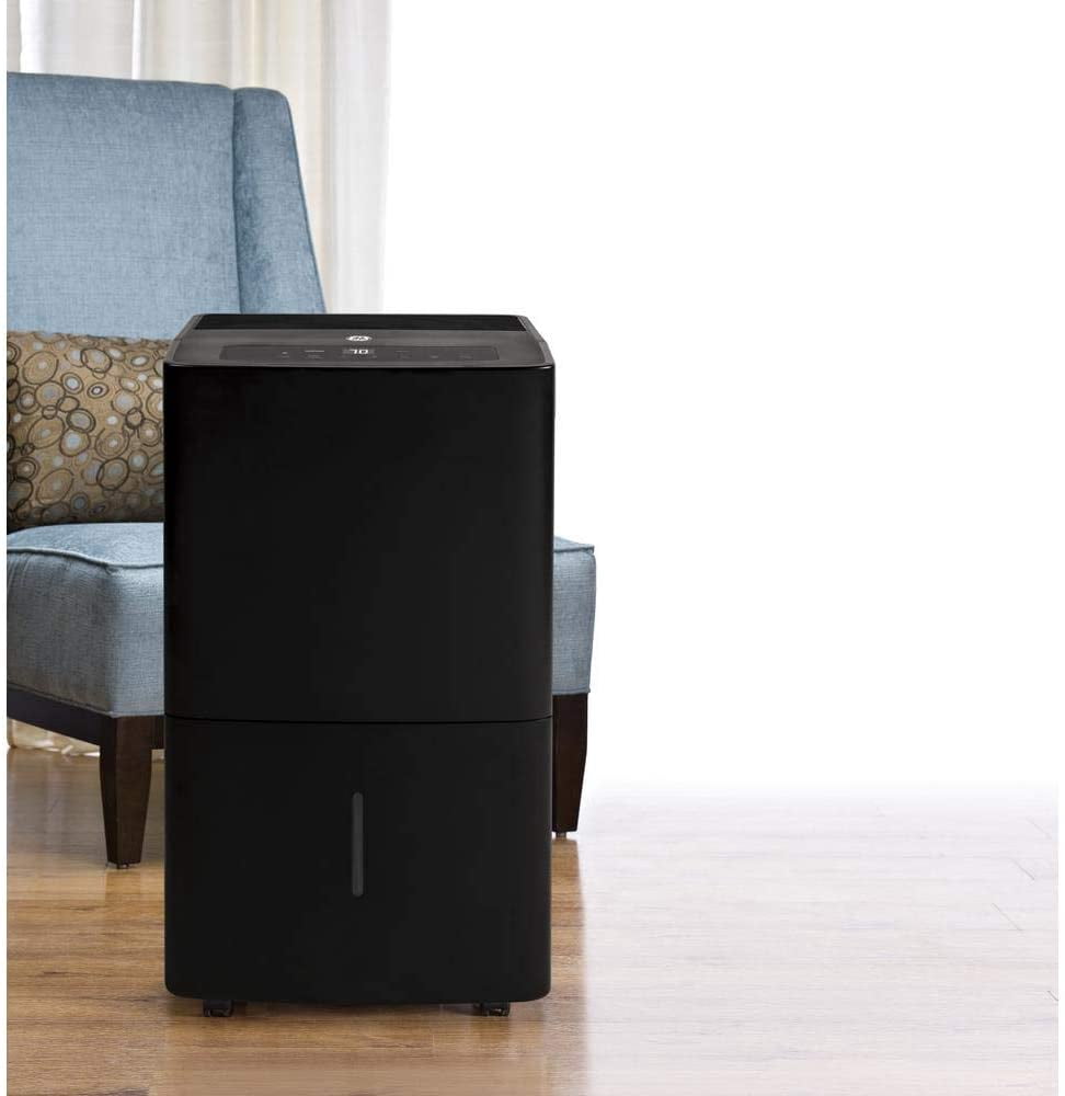GE Appliances 70-Pint Energy Star Dehumidifier, ADEW70LW, Black