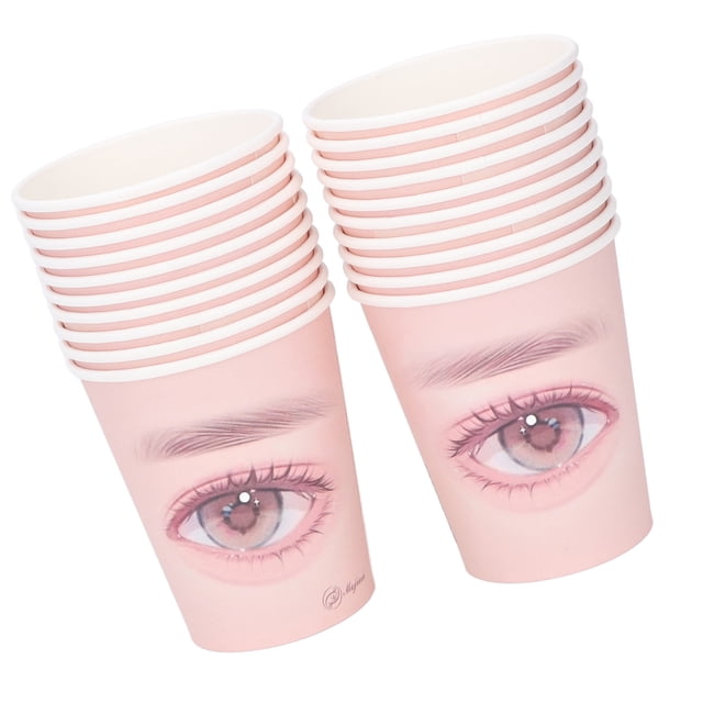 Vasos De Papel Para Práctica De Extensión De Pestañas, Vasos De Entrenamiento Para Extensión De Pestañas, Pantalla De Muestra, Desechables Engrosados para Uso Doméstico