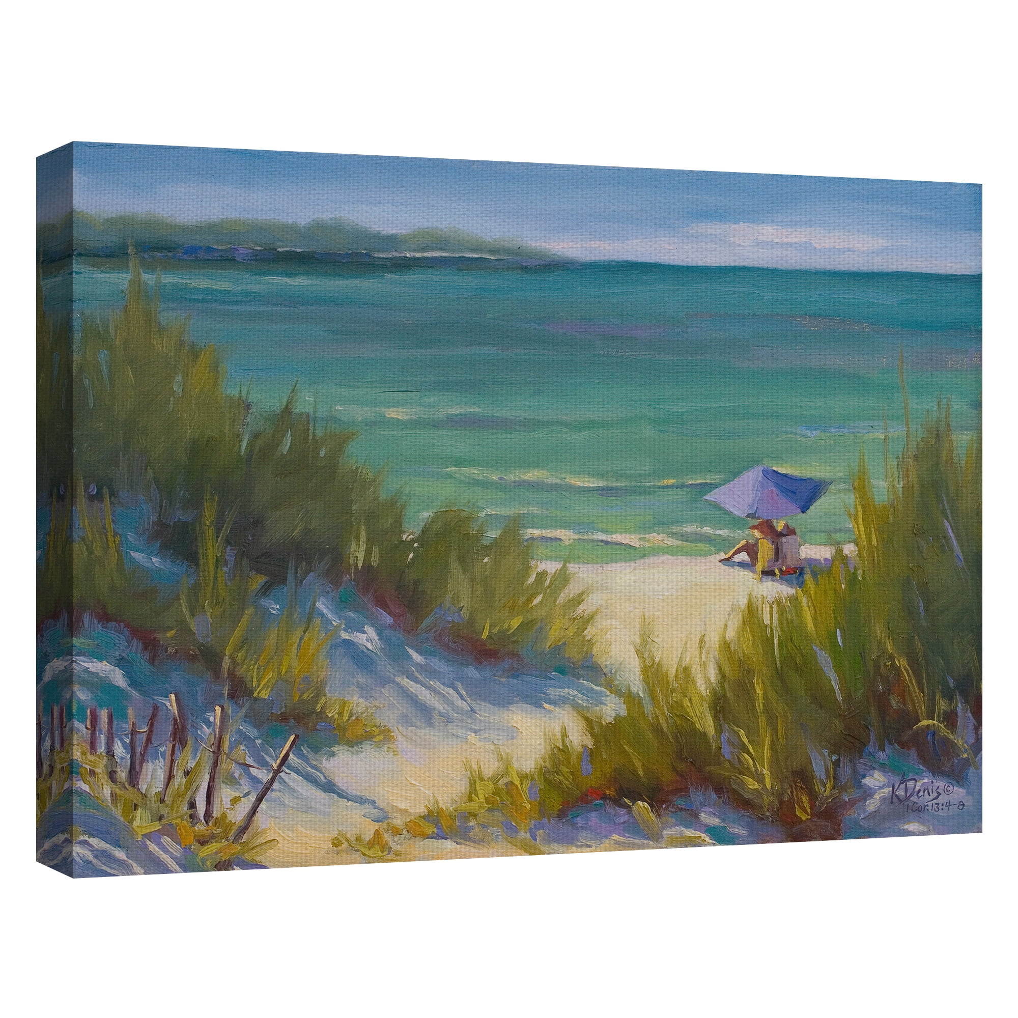 Masterpiece Art Gallery The Right Ocean Path by Kathleen Denis Canvas Art Print 30" x 40"