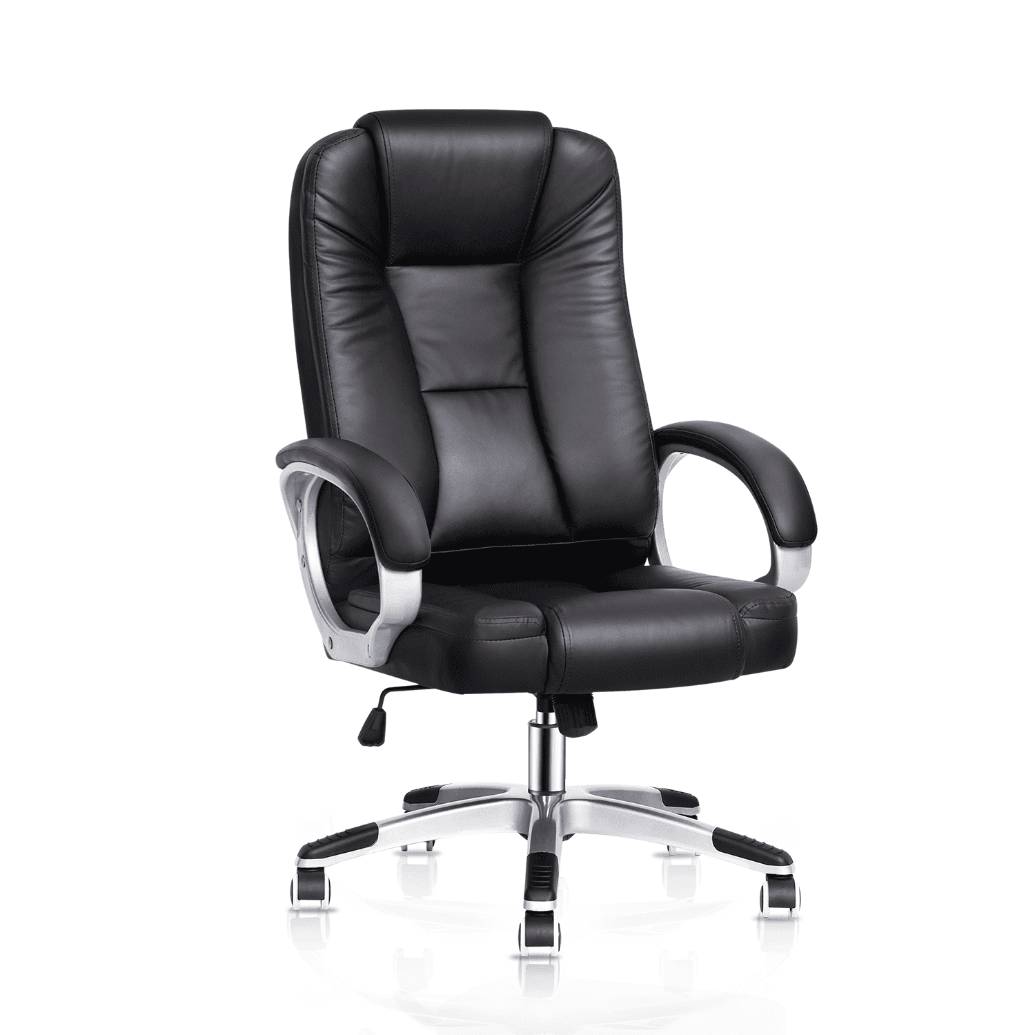 Black Boss Executive Leather Budget Chair 
