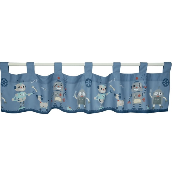 Bedtime Originals Robbie Robot Nursery/Child Window Valance