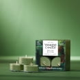 thumbnail image 3 of Yankee Candle Scented Tea Light Candles, Balsam & Cedar, 0.44 OZ, 12 Count, Pack of 2 (24 Candles Total), 3 of 5