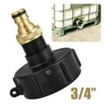 thumbnail image 3 of MYG Adaptateur IBC 3/4 Po avec Robinet de Sortie pour Réservoir de 1000L Tambour S60X6, 3 of 9